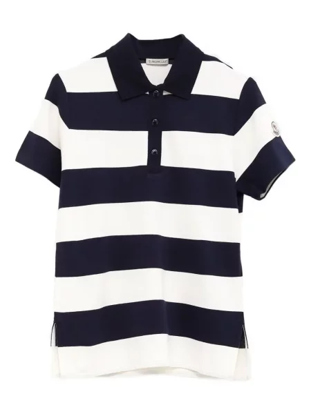 Polo Moncler cu dungi negru