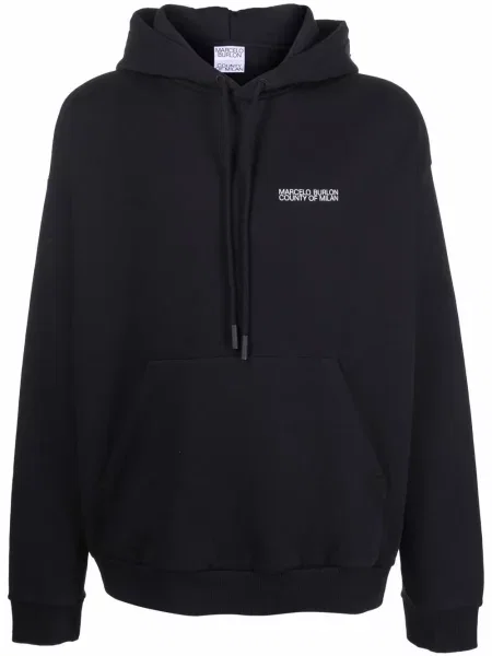 Hanorac cu glugă Marcelo Burlon County Of Milan negru