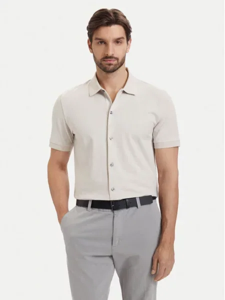 BOSS Cămașă H-Powell bej