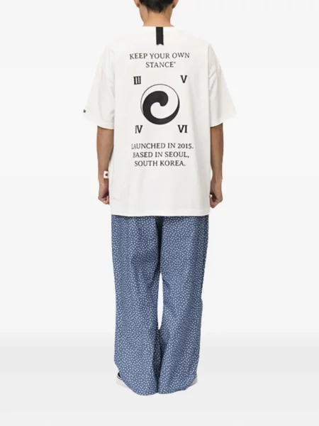 Tricou Stance cu imagine alb