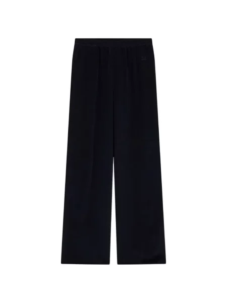 Pantaloni Max Mara cu broderie albastru