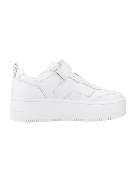 Pantofi Tommy Jeans cu dungi alb