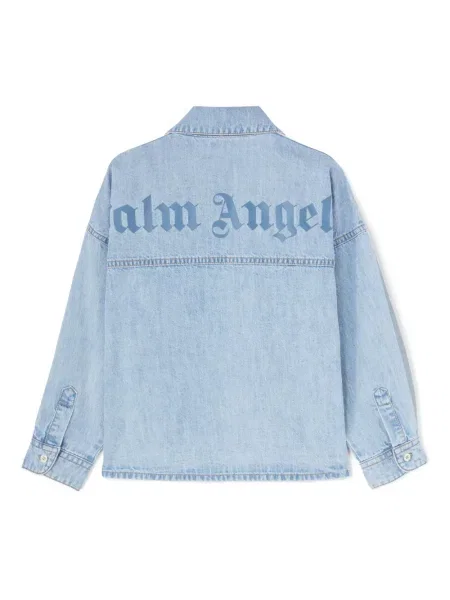 Koszula dziecięca Palm Angels niebieska
