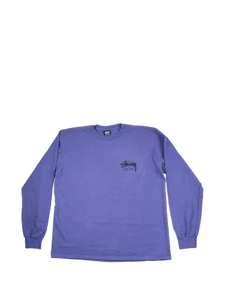 Tricou Stüssy lung albastru