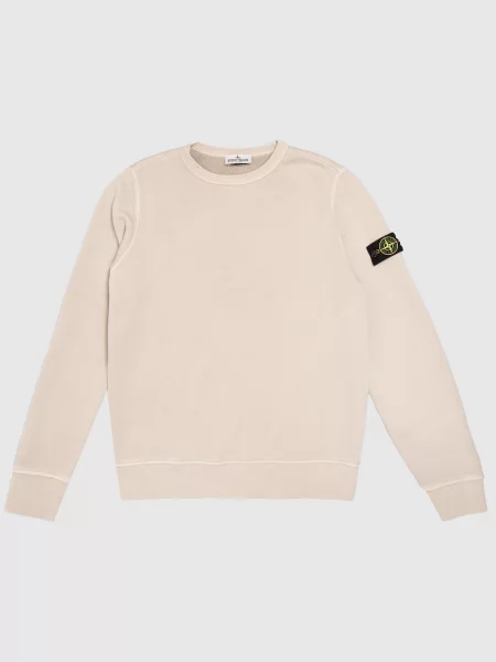 Детский свитшот Stone Island бежевый