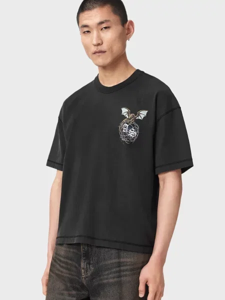 Футболка Allsaints черная