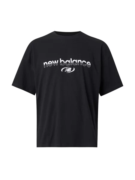 New balance Tricou negru alb