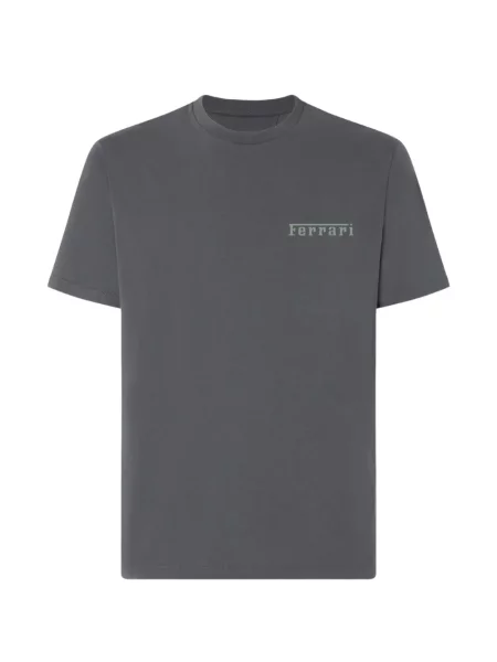 Tricou Ferrari cu imagine gri