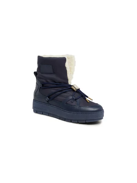 Kozačky Tommy Hilfiger modré