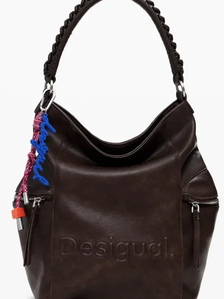 Чанта Desigual HALF LOGO ARICA кафяво