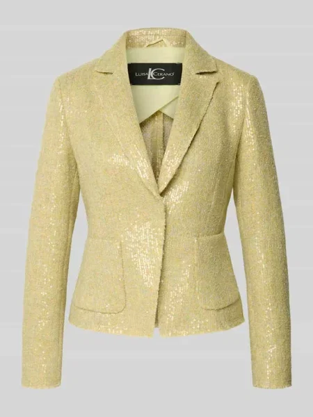 Marynarka w stylu krój slim fit z cekinami Luisa Cerano