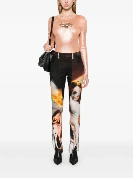 Blugi Mugler maro
