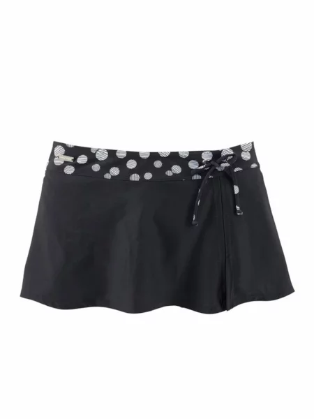 LASCANA Bikini hlačke črna bela