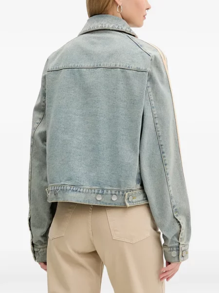 Šněrovací pruhované krajkové tenisky Adidas Campus modré