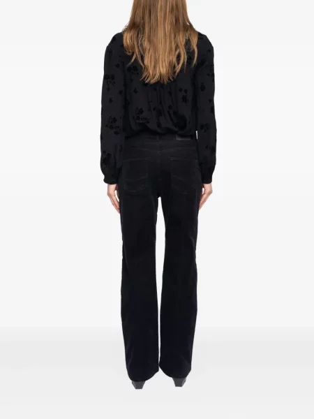 Pantaloni Zadig&voltaire de catifea cord negru