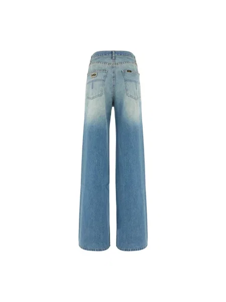 Jeansy straight leg Lois niebieskie