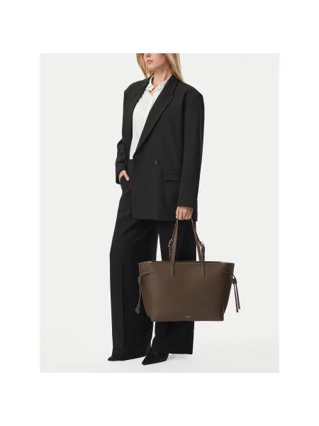 Torbica Furla Ava L Tote Bag Tamno smeđa