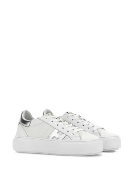 Sneakerși Hogan cu platformă alb