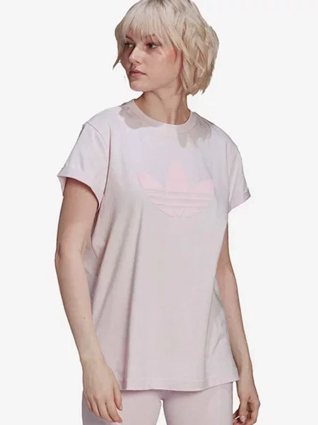 Μπλούζα Adidas Originals ροζ