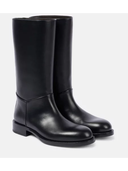 Cizme The Row din piele negru