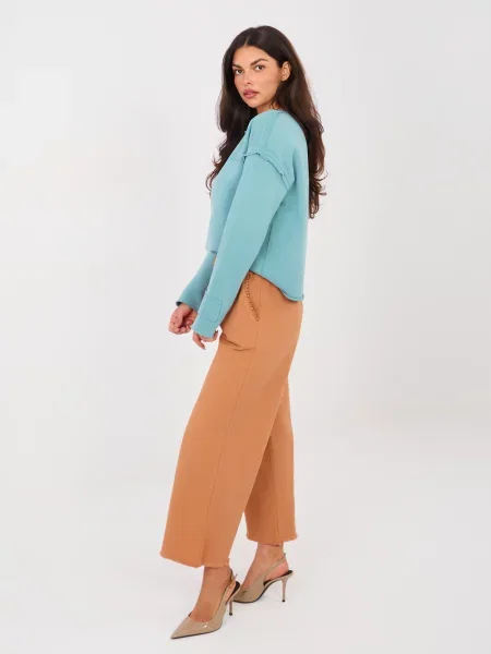 Pantaloni Italy Moda turcoaz