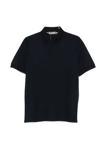 Scurt tricou polo Canali albastru