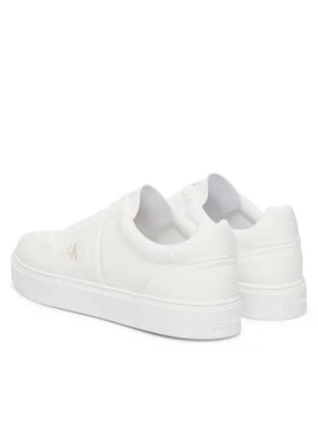 Tenisice Calvin Klein Classic Cups Laceup Knit bijela