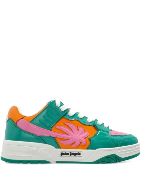 Sneakersy Palm Angels skórzane zielone