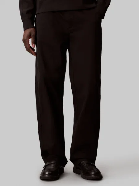 Calvin Klein Jeans Chino hlače črna