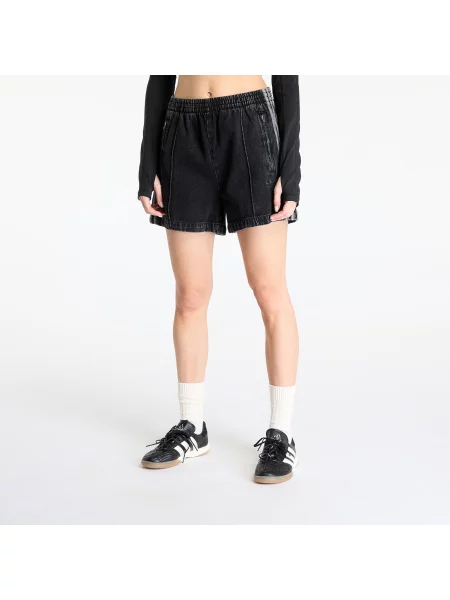 Μικρός τζιν σορτς Adidas μαύρο