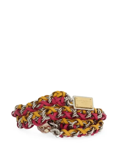 Cu centură curea Dolce & Gabbana țesută roșu