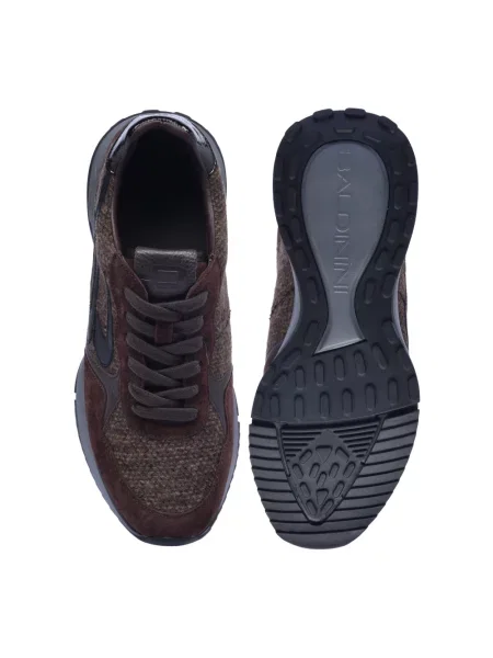 Sneakersy Baldinini zamszowe brązowe