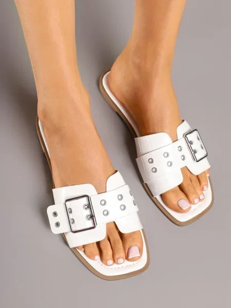 Papuci Novolise Albi alb