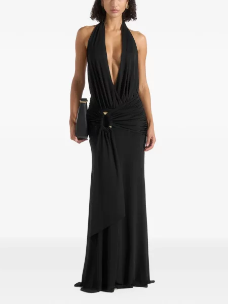 Rochie maxi Manière De Voir drapată negru