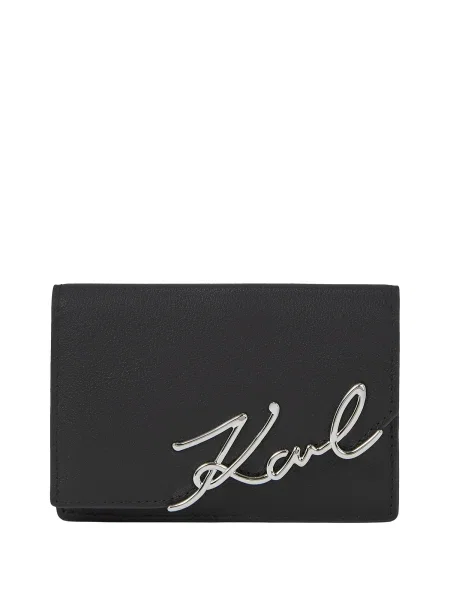 Karl Lagerfeld portofel de piele negru