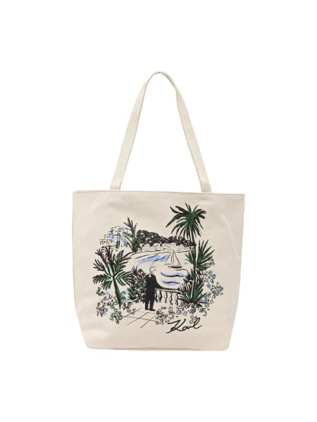 Karl Lagerfeld torebka shopper K/ESSENTIAL beżowa