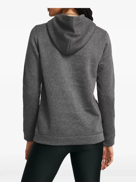 Hanorac cu glugă Under Armour din fleece gri