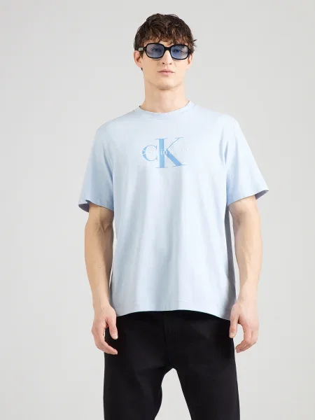 Calvin Klein Jeans Tričko Hero pastelovo / svetlomodrá modrá