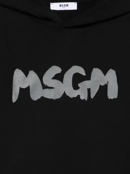 Bluza z kapturem dziecięca Msgm czarna