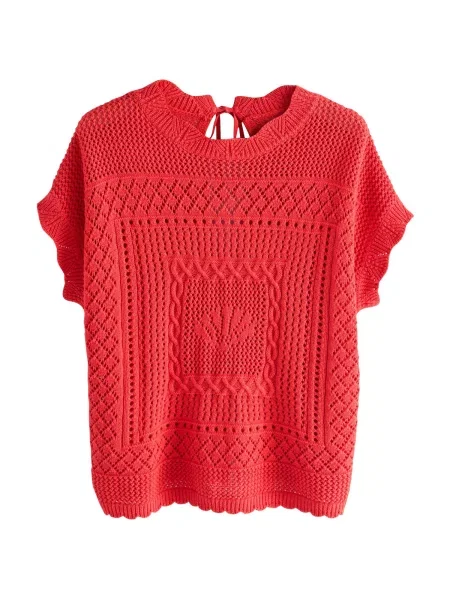 Next Top brodat roșu