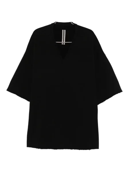 Tricou Rick Owens cu decolteu în V negru