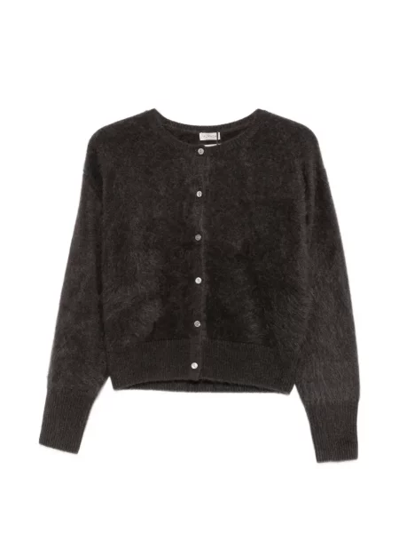Cardigan Almada Label tricotate maro