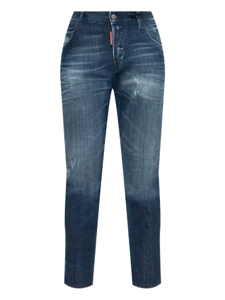 Traperice Dsquared2 s izlizanim efektom plava