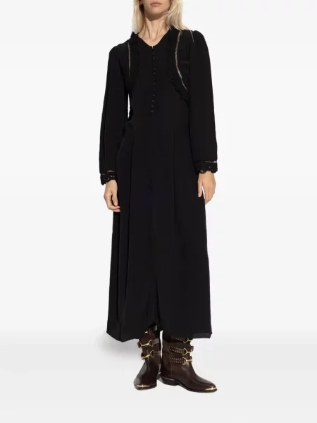 Rochie Isabel Marant din dantelă de costum negru