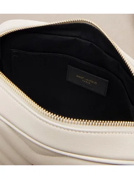 Geantă Saint Laurent din piele alb