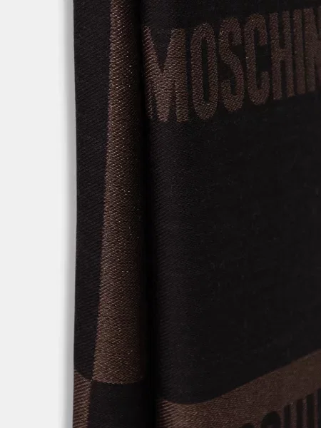 Moschino fular cu lână maro