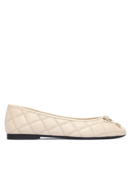 Μπαλαρίνες Tommy Hilfiger Charm Quilted Ballerina Ανοιχτό μπεζ