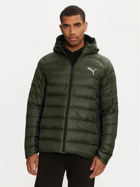 Пухено яке Puma зелено