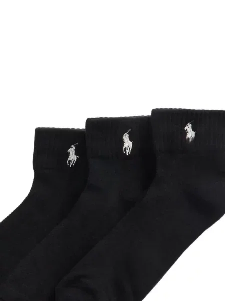 Kožne čarape Polo Ralph Lauren s cvjetnim printom lepršave bijela