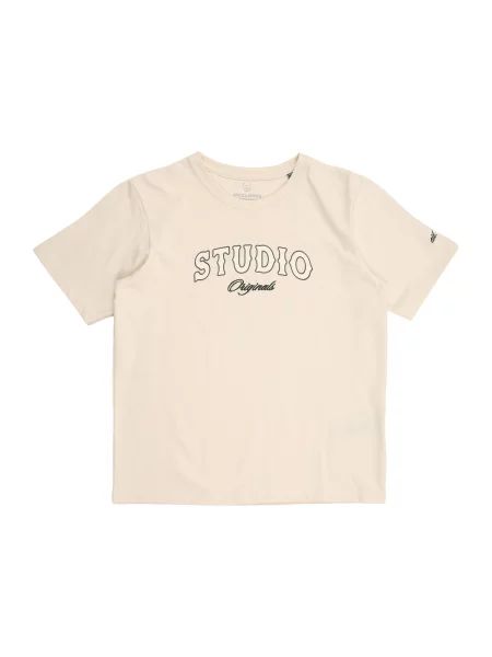 Jack & Jones Junior Majica JORUPSTATE toplo smeđa crna